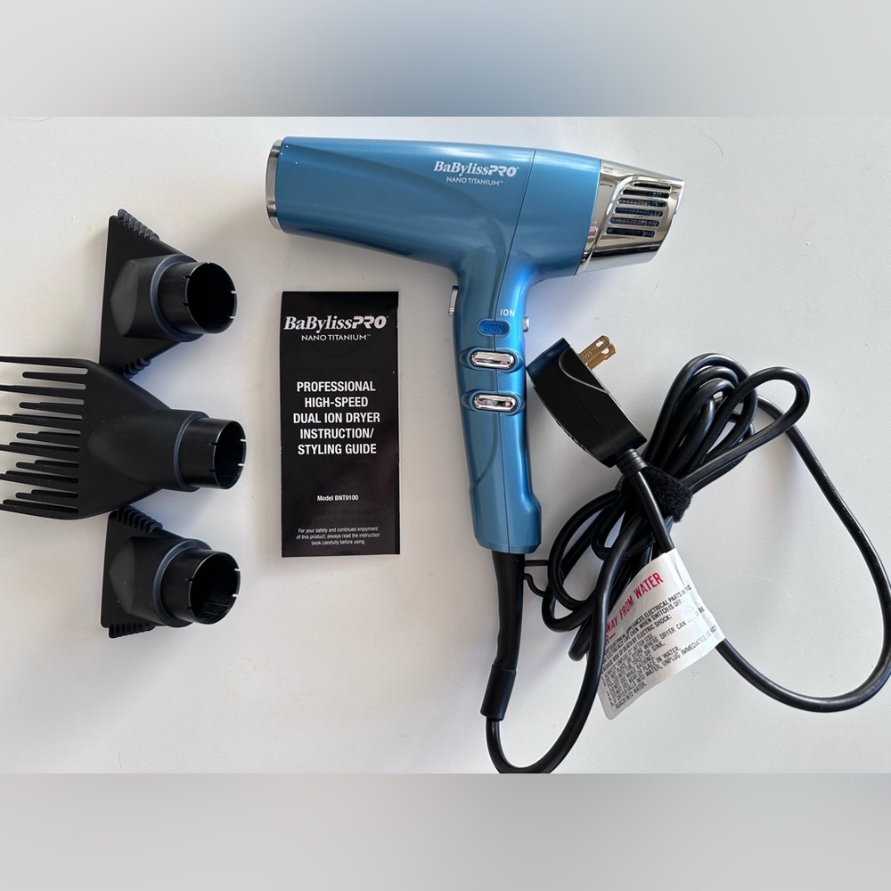 BABYLISSPRO® NANO TITANIUM™ PROFESSIONAL HIGH-SPEED DUAL IONIC DRYER